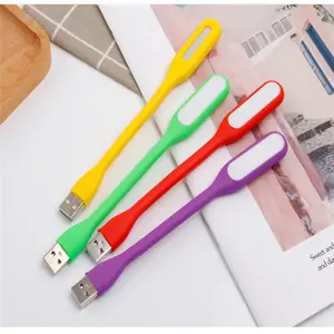 10 색 미니 휴대용 독서 빛 모바일 전원 USB 야간 조명