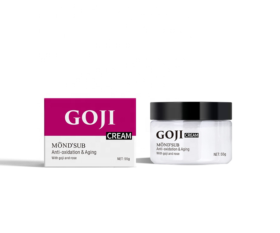 Natural Good Beauty Skin Antioxidant Anti Aging Goji Face Cream Private Label
