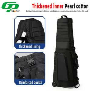 Sac <span class=keywords><strong>de</strong></span> voyage pour clubs <span class=keywords><strong>de</strong></span> golf portable et imperméable GP, pliable, avec support, rembourrage épais, roues silencieuses, construction renforcée, Air Course - Product Image 2