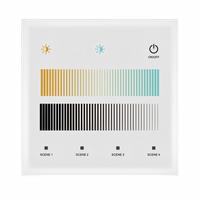 Panel Sentuh Suhu Warna T2-L 2CH*20mA, Dimmer 0-10V 2 Kanal, Output Sinyal 0/1-10V dengan Fungsi RF