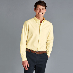 Camisas <span class=keywords><strong>de</strong></span> <span class=keywords><strong>Vestir</strong></span> Oxford <span class=keywords><strong>de</strong></span> Manga Larga <span class=keywords><strong>para</strong></span> <span class=keywords><strong>Hombre</strong></span>, Estilo Clásico <span class=keywords><strong>para</strong></span> Oficina y Negocios - Product Image 3