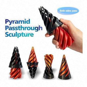 TOYSRUNNER Edición de Lujo, Juguetes Antiestrés en Forma de Cono Espiral para Adultos, Impresos en 3D con PLA Premium, Set Sensorial, Logotipo Personalizado, Alivio del Estrés, CE - Product Image 6