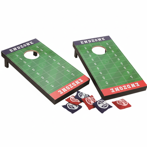 Jeu de Cornhole GENIUS en Bois de Pin PP Multicolore, Boîte de Couleurs, Vietnam MFD, pour le Divertissement en Plein Air, Âges 5-7 - Product Image 1