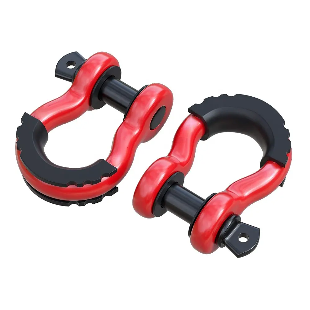 3/4" D Ring Shackle Rugged Off Road Shackles for Vehicle Recovery Off Road Towing Accessory