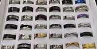 Bague rotative en acier titane pour homme, anti-stress, tendance, bague de couple, accessoire de bijoux tendance transfrontalier