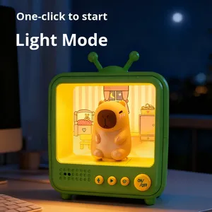 เครื่องเล่นแสงสีเสียงขนาดเล็กสำหรับเด็ก รุ่นใหม่ แบบมีตัวละครจากทีวี เสริมสร้างพัฒนาการและการเรียนรู้สำหรับเด็ก (7-14 ปี) พร้อมกิจกรรมสร้างสัมพันธ์ระหว่างพ่อแม่ลูก - Product Image 5