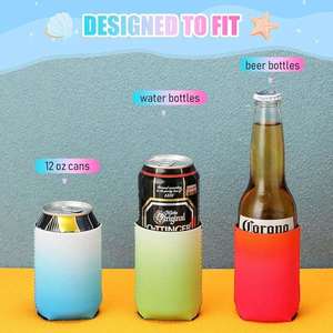 Enfriador de Latas Personalizado Multicolor de 12 oz, Funda de Neopreno Plegable para Cerveza, Porta Botellas Aislado para Eventos Promocionales al por Mayor - Product Image 3