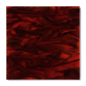 龟壳 ACRYLIC 板红色大理石图案 PMMA 板切割尺寸