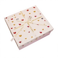 Boîte cadeau, boîte cadeau d'anniversaire, boîte vide, boîte cadeau haut de gamme avec couvercle rabattable, boîte cadeau pour filles, nouvelle boîte cadeau souvenir