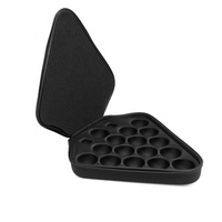 Étui de protection à coque rigide en EVA pour boules de billard avec insert en mousse, ensemble complet de 16 balles