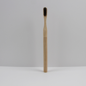 Produsen Grosir Oem Sikat Gigi Organik Alami Portabel Bentuk U Tanpa Sampah dari Bambu dengan Kotak - Product Image 2