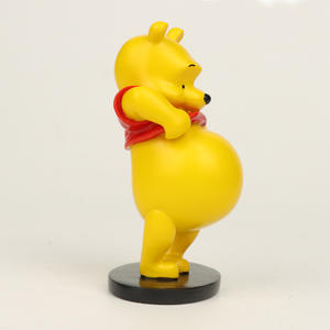 곰돌이 푸들 수지 인형 크리 에이 티브 작은 장식품 크리스마스 도매 큰 곰 수지 공예 크리스마스 장식 - Product Image 3