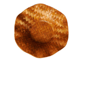 Handmade Bamboo Rattan Fruit Plate Checkered Pattern <b>Tea</b> <b>Tray</b> Kung Fu <b>Tea</b> Set Accessory Residential Use - Product Image 5