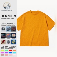 T-shirt Homme Personnalisé en Coton Pima 100% Biologique 240 GSM Texturé Froissé Coupe Oversize – Source en Gros