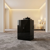 Diffuseur de parfum commercial sans eau pour HVAC, purificateur d'air 2000m³, machine intelligente à écran tactile et contrôle par application, 1000ml, métal, hôtel, 40dB