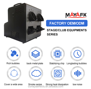 Rgbw <span class=keywords><strong>LED</strong></span> Màu Bong Bóng Khói Sương Mù Máy Ngoài Trời Đám Cưới Đảng Sân Khấu Tổ Chức Sự Kiện Điện Nguồn Điện Khói Bong Bóng Máy - Product Image 5