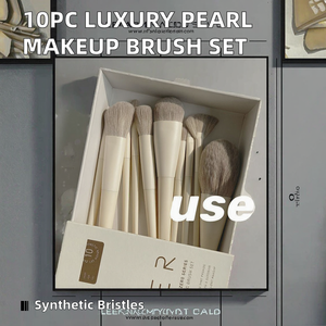 แปรงทารองพื้นและคอนซีลเลอร์สีโรสโกลด์ที่ทาเครื่องสำอางสำหรับการแต่งหน้าตาแบบไม่ทิ้งร่องรอยบนใบหน้า - Product Image 2