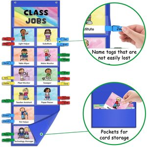 Tableau de gestion des tâches pour la classe, outil éducatif pour les enseignants et les aides, gestion de la salle de classe préscolaire - Product Image 4