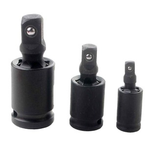 Pneumatic Universal Joint 3 Pc Set 6 Mm 1 4 Inch Steel Quick Connect Air Tool Accessory - Product Image 2