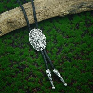 Personality <strong>Western</strong> Cowboy Women Tie Necklace Texas Bolo Tie <strong>Supplies</strong> <strong>Jewelry</strong> - Product Image 6