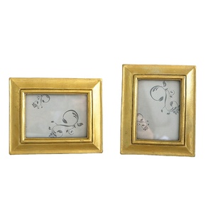 <strong>Mini</strong> Gold Resin <strong>Picture</strong> Photo <strong>Frames</strong> 2.5x3.5 Home Decor Sculpture Handmade in China for Holiday Gifts Art Theme Souvenirs Crafts - Product Image 1