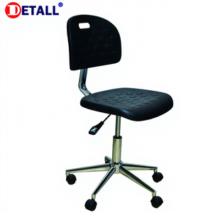 Silla <span class=keywords><strong>de</strong></span> <span class=keywords><strong>Trabajo</strong></span> Giratoria con Ruedas y Elevación, Diseño <span class=keywords><strong>Industrial</strong></span> para Taller o Fábrica - Product Image 1