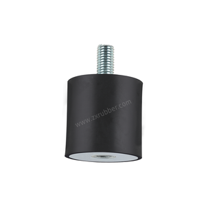 Vari Tipi di Cuscinetti Antivibranti in Gomma Naturale per Motori Industriali, Neri - Product Image 4