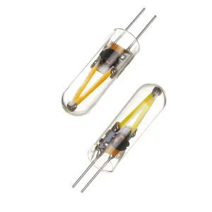 מיני G4 COB LED נימה אור הנורה 3W 12V להחליף 15W הלוגן זכוכית מנורות מגניב חם לבן נוריות להחליף הלוגן תליון מנורה