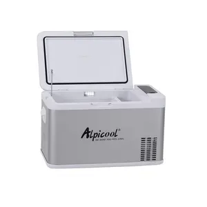 12 v 24v Portable Compressor Car Fridges Truck Refrigerator 12ボルトDC Fridge Used Camping Cooler Box Mini Deep Freezer