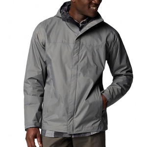 <b>Men</b> Waterproof <b>Jacket</b> Outdoor Windproof Hooded Rain Coat Lightweight Polyester <b>Jacket</b> for Hiking Travel Camping Daily Wear - Product Image 4