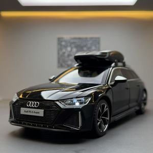 Modellino <span class=keywords><strong>Auto</strong></span> in Metallo Pressofuso Originale Audi <span class=keywords><strong>RS6</strong></span> con Suoni e Luci, Giocattolo <span class=keywords><strong>Auto</strong></span> in Metallo con Funzione Pullback - Product Image 5