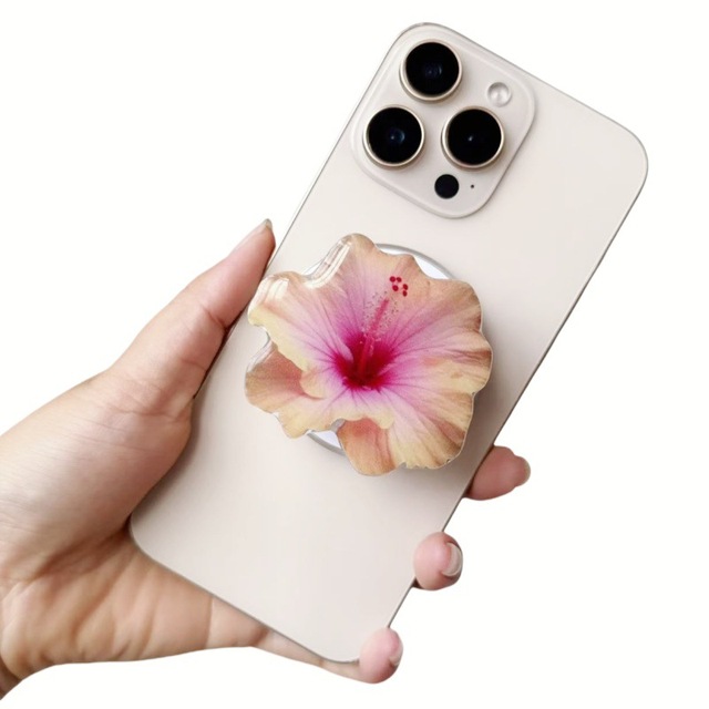 Adjustable and Foldable Flower Phone Socket Orchid Holder Grip Phone Grip Phone Accessories