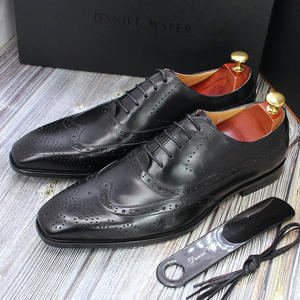 Chaussures Oxford respirantes pour hommes, grande taille, nouvelle conception, en cuir de vachette, adaptées aux occasions formelles et décontractées - Product Image 5