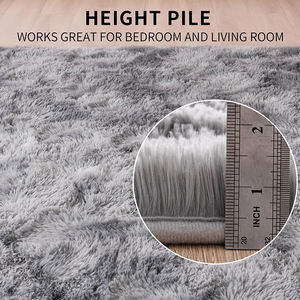 Высококачественные Плюшевые Пушистые коврики из полиэстера, мягкие коврики для гостиной, спальни, мягкие мохнатые коврики для дома и отеля - Product Image 3