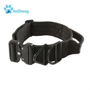 <span class=keywords><strong>Collar</strong></span> de Perro de Nailon con Hebilla Metálica de Liberación Rápida Táctica de 2 Pulgadas, Acolchado Interior de Neopreno Suave y con Asa - Product Image 1