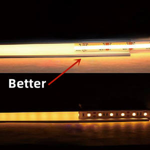 ไฟ LED แบบ COB ความหนาแน่นสูง 5 เมตร/ม้วน 320 หลอด/เมตร ความยาว 16.4 ฟุต แบบยืดหยุ่น ระดับความสว่าง RA90 3000K 4000K 6500K RGB ใช้ไฟ DC12V 24V - Product Image 4