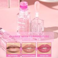 Brillant à lèvres végétalien personnalisé sans gluten Formule hydratante Léger Dropshipping Friendly Low quantité minimale de commande