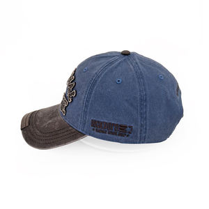 Casquette <span class=keywords><strong>de</strong></span> baseball unisexe en coton bicolore à 6 panneaux avec lettres brodées pour l'extérieur Casquette <span class=keywords><strong>de</strong></span> sport pour la plage lavée et le <span class=keywords><strong>soleil</strong></span> - Product Image 2