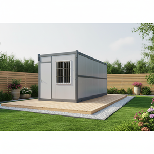 Maison conteneur pliable moderne de 20 pieds, mini-maison préfabriquée, cabane modulaire pour <span class=keywords><strong>location</strong></span> vacances, <span class=keywords><strong>studio</strong></span> de jardin - Product Image 2