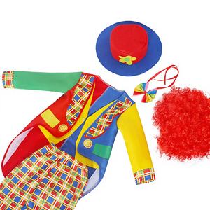 Disfraz de <span class=keywords><strong>Payaso</strong></span> para Niños BAIGE 2026, para Fiesta de Halloween, Cosplay, Traje de Poliéster, Chaqueta, Pantalones, Sombrero, Ropa Divertida e Hilariante - Product Image 5