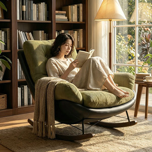 Foldable Lazy Sofa Tatami Floor <b>Cushion</b> Chair with Backrest Portable <b>Small</b> Sofa for Bedroom Bay Window Bed Indoor Relaxation Sea - Product Image 2