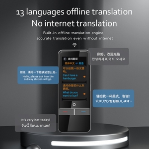 Traducteur intelligent portable F6 OEM ODM pour voyages internationaux, <span class=keywords><strong>traduction</strong></span> vocale en temps réel en ligne et hors ligne en 139 langues, enregistrement vocal, <span class=keywords><strong>traduction</strong></span> de photos - Product Image 4