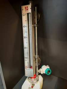 Instrumentos de Medição de Nível Magnético, Medidor Acionado, Material Totalmente em Alumínio, Faixa de 500mm, Precisão de 10mm, 4-20mA - Product Image 2