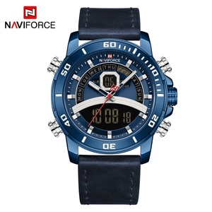 นาฬิกาข้อมือผู้ชาย NAVIFORCE 9181 นาฬิกาสปอร์ต ตั้งปลุก แสดงเวลาสองเขตเวลา นาฬิกาดิจิตอล นาฬิกานับถอยหลังสำหรับผู้ชาย Relogio Masculino - Product Image 3