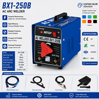 Poste à souder à arc AC portable BX1-250B 250A 10KVA 220V Type Transformateur MMA