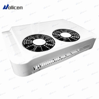 Holicen HLS-69 Climatiseur de toit à double ventilateur 12V/24V pour camping-cars/VRs/camions lourds - 8000-14000 BTU 850-1800W