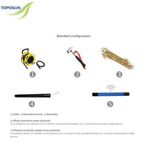 TPS-ADMT600 32 Canais 600 Meter Exploração Profundidade <span class=keywords><strong>Detector</strong></span> Geofísico, eletrômetro MT de alta densidade, <span class=keywords><strong>Detector</strong></span> Mineral - Product Image 4