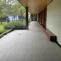 Ubin Lantai Luar Ruangan Porselen Modern Anti-Selip Antibakteri 600x600 20mm untuk Jalan Masuk dan Teras