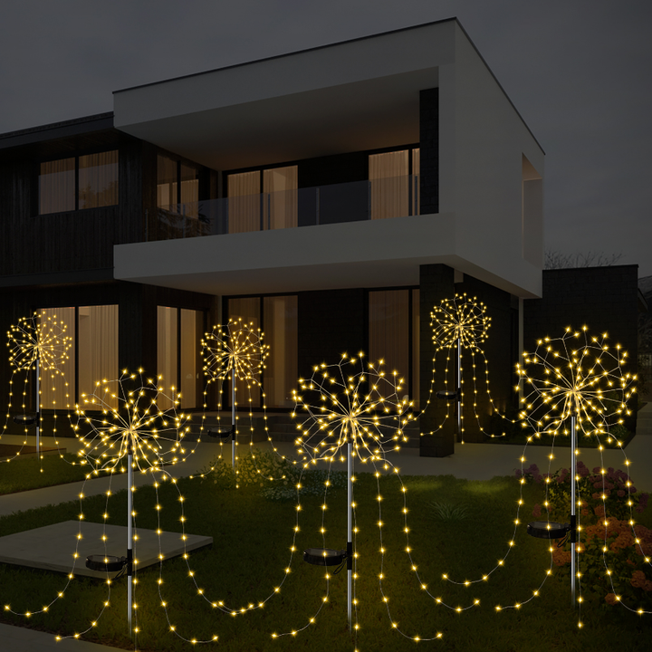 20LEDs*5pcs Drop Christmas Halloween Holiday Solar 8modes Underground ...