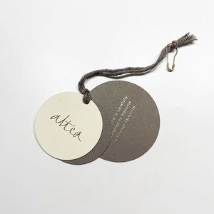 Miễn Phí Thiết Kế Tùy Chỉnh Logo Thương Hiệu Trắng Loại Treo Thẻ Vòng May Hành Lý Mở Rộng Tóc Đu Thẻ - Product Image 1